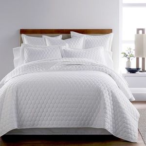 Liz Claiborne Classics Solid 3-pc Coverlet Set NEW